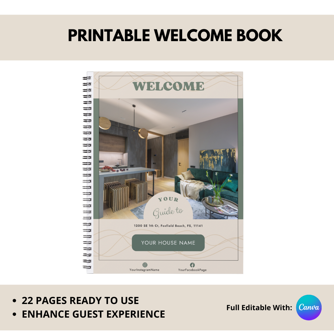 AirBnb Welcome Book - Printable Version